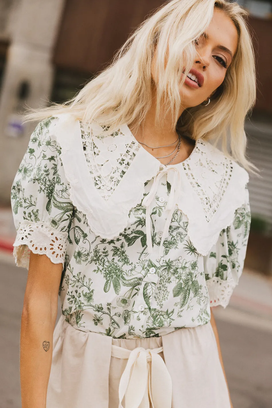 Amir Embroidered Blouse sold by bohme