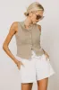 Griffin Knit Tank Top in Sage sold by bohme