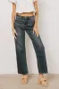 Marshall Straight Leg Vintage Jeans in Dark Wash sold by bohme