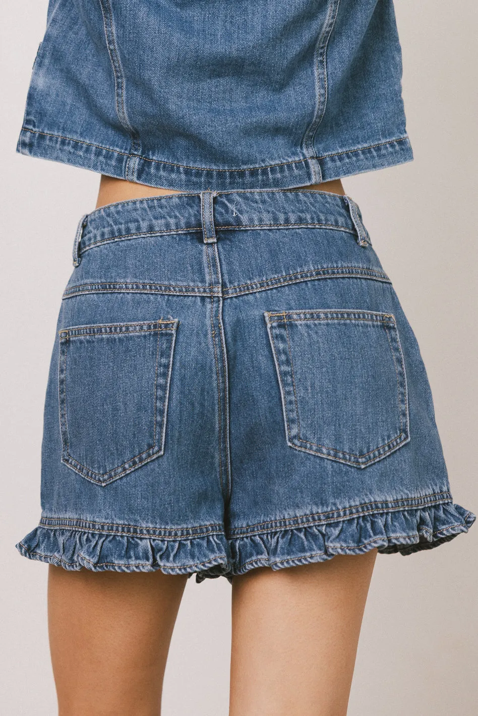 Sasha Ruffled Shorts - FINAL SALE sold by bohme product image thumbnail 2