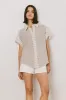 Easton Mixed Media Blouse - FINAL SALE sold by bohme