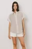Easton Mixed Media Blouse - FINAL SALE sold by bohme