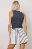 Ruby Tank in Navy sold by bohme