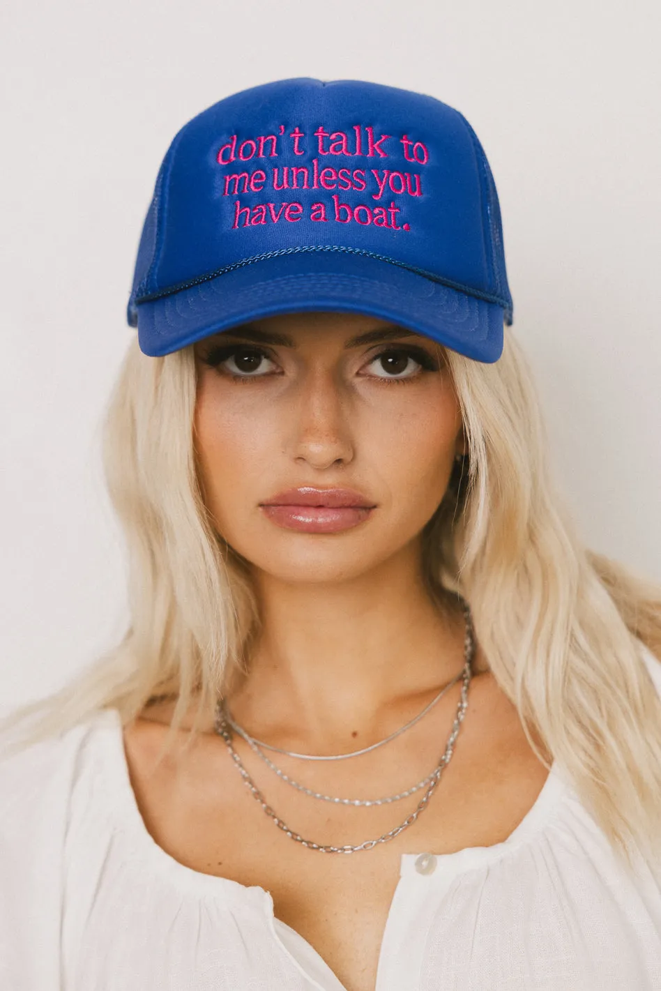 Don't Talk To Me Baseball Cap sold by bohme product image thumbnail 3