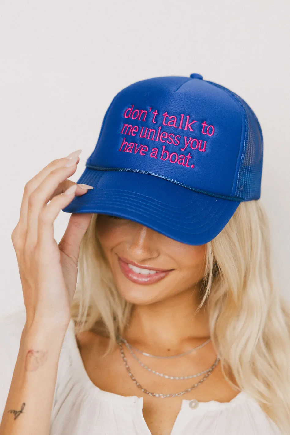 Don't Talk To Me Baseball Cap sold by bohme product image thumbnail 2