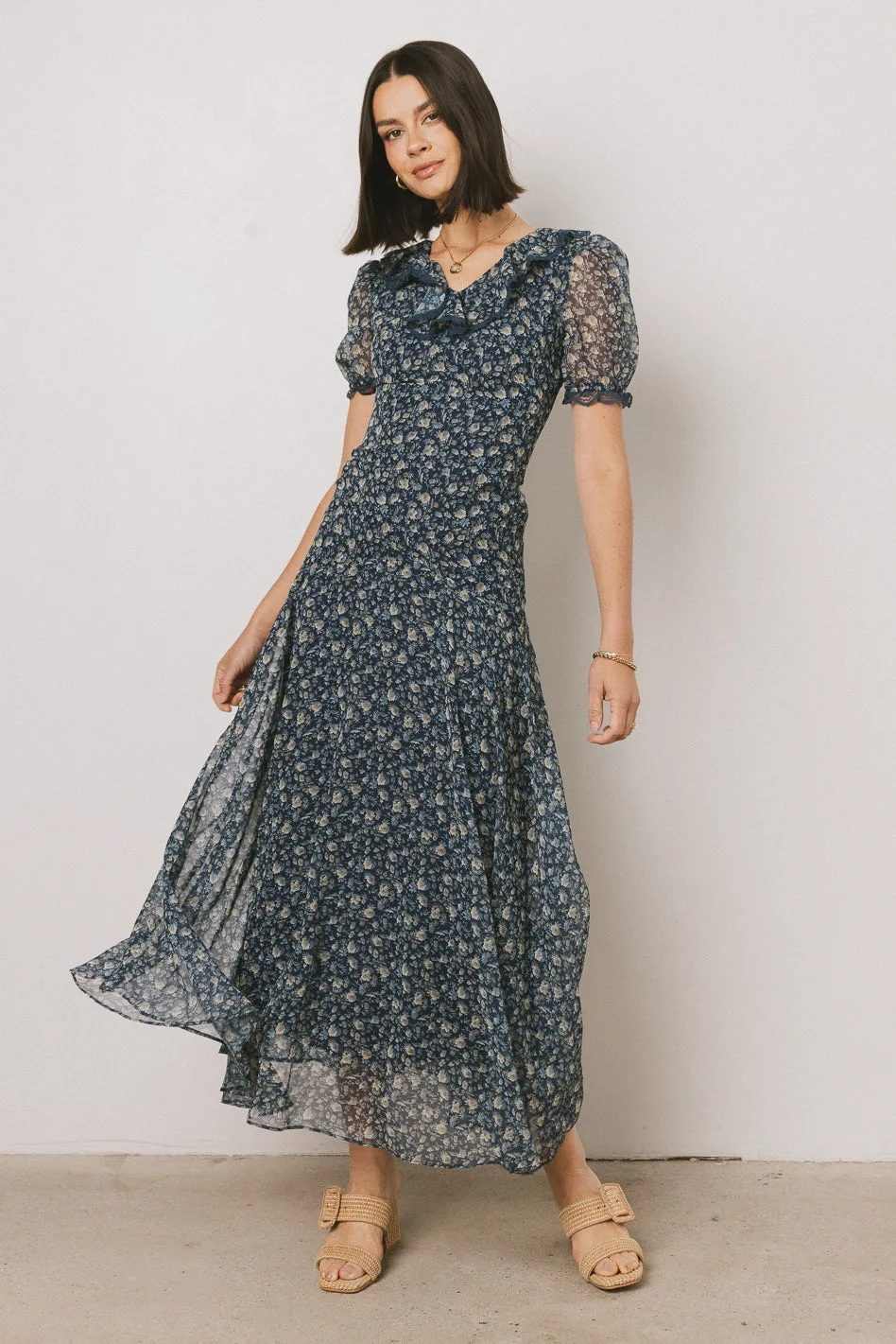 Devon Floral Maxi Dress sold by bohme product image thumbnail 5