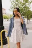 Koa Floral Mini Dress sold by bohme