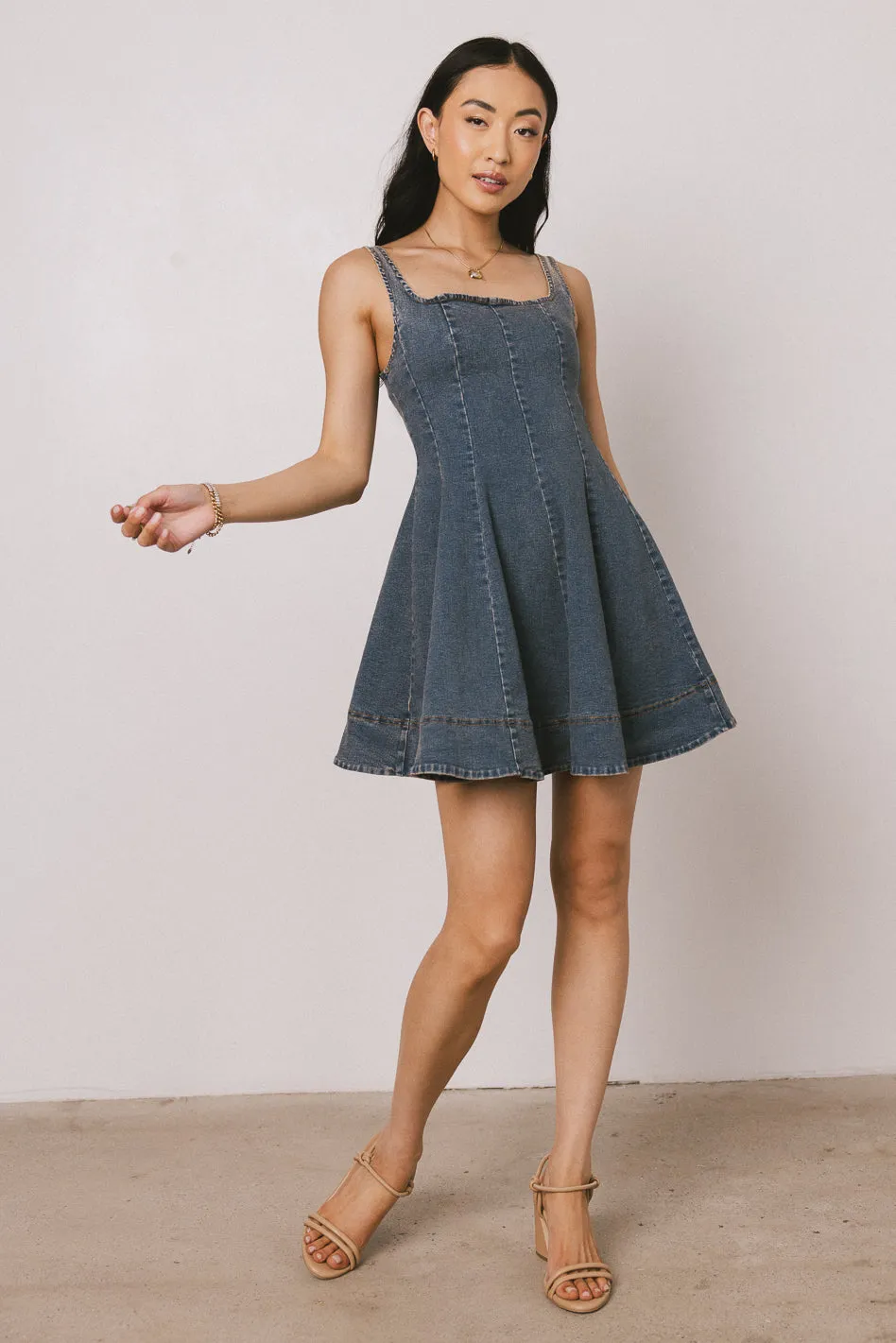 Bennett Denim Mini Dress - FINAL SALE sold by bohme