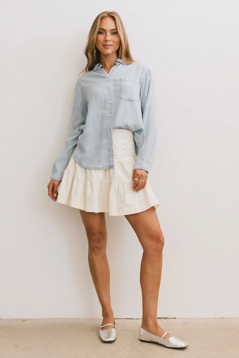 Cody Embroidered Button Up - FINAL SALE sold by bohme product image thumbnail 4