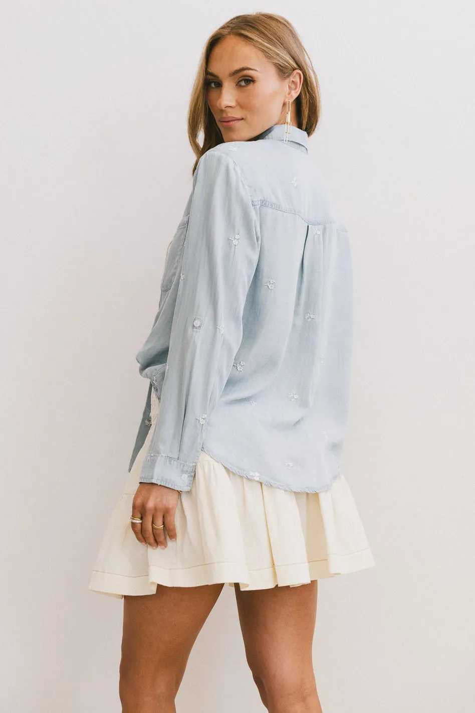 Cody Embroidered Button Up - FINAL SALE sold by bohme