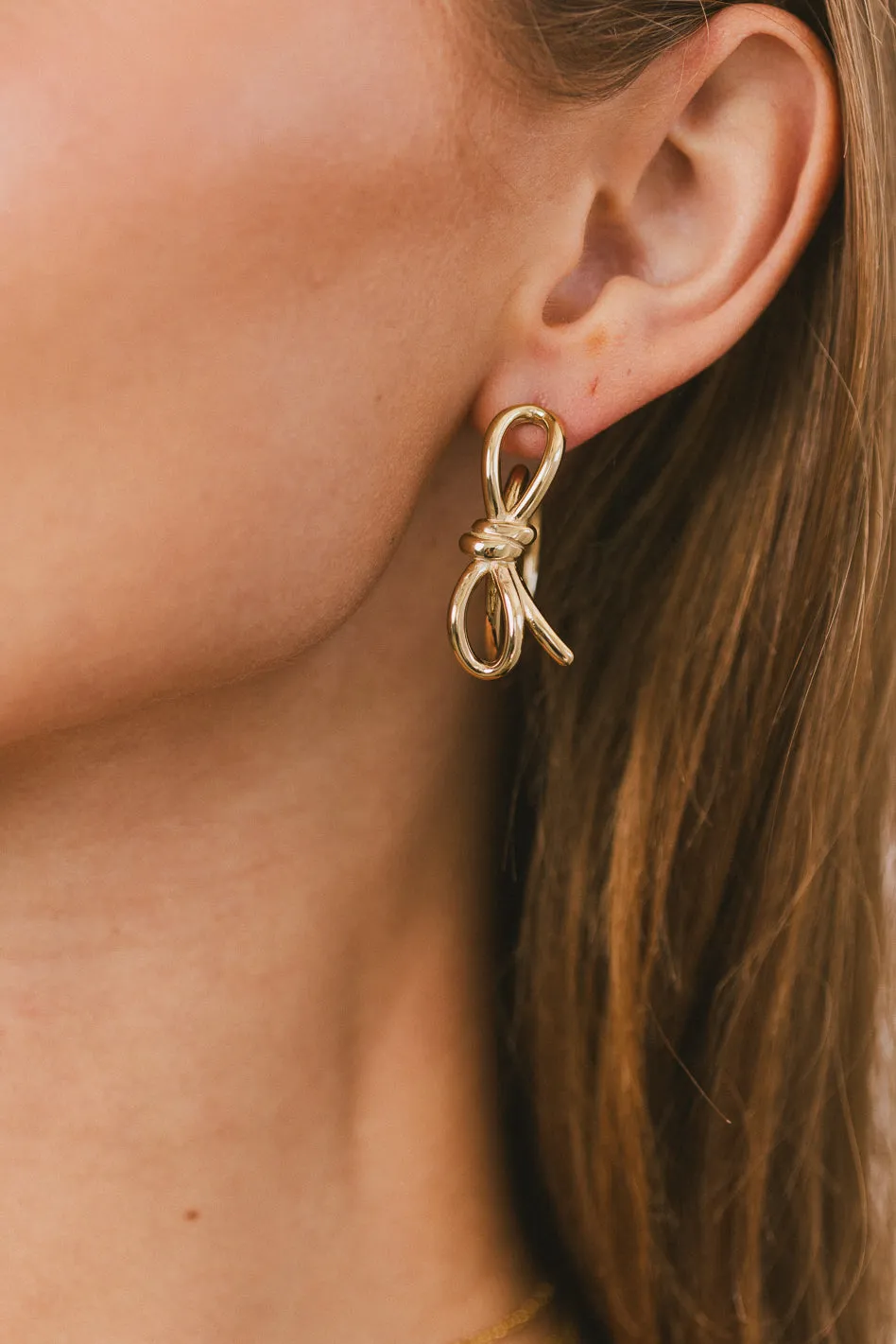 Sarah Bow Earrings sold by bohme