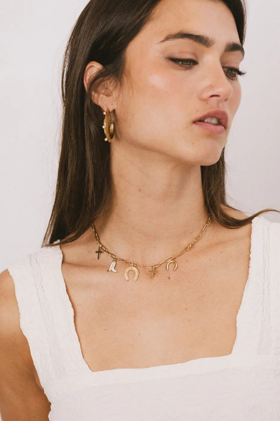 Jasper Charm Necklace sold by bohme product image thumbnail 2