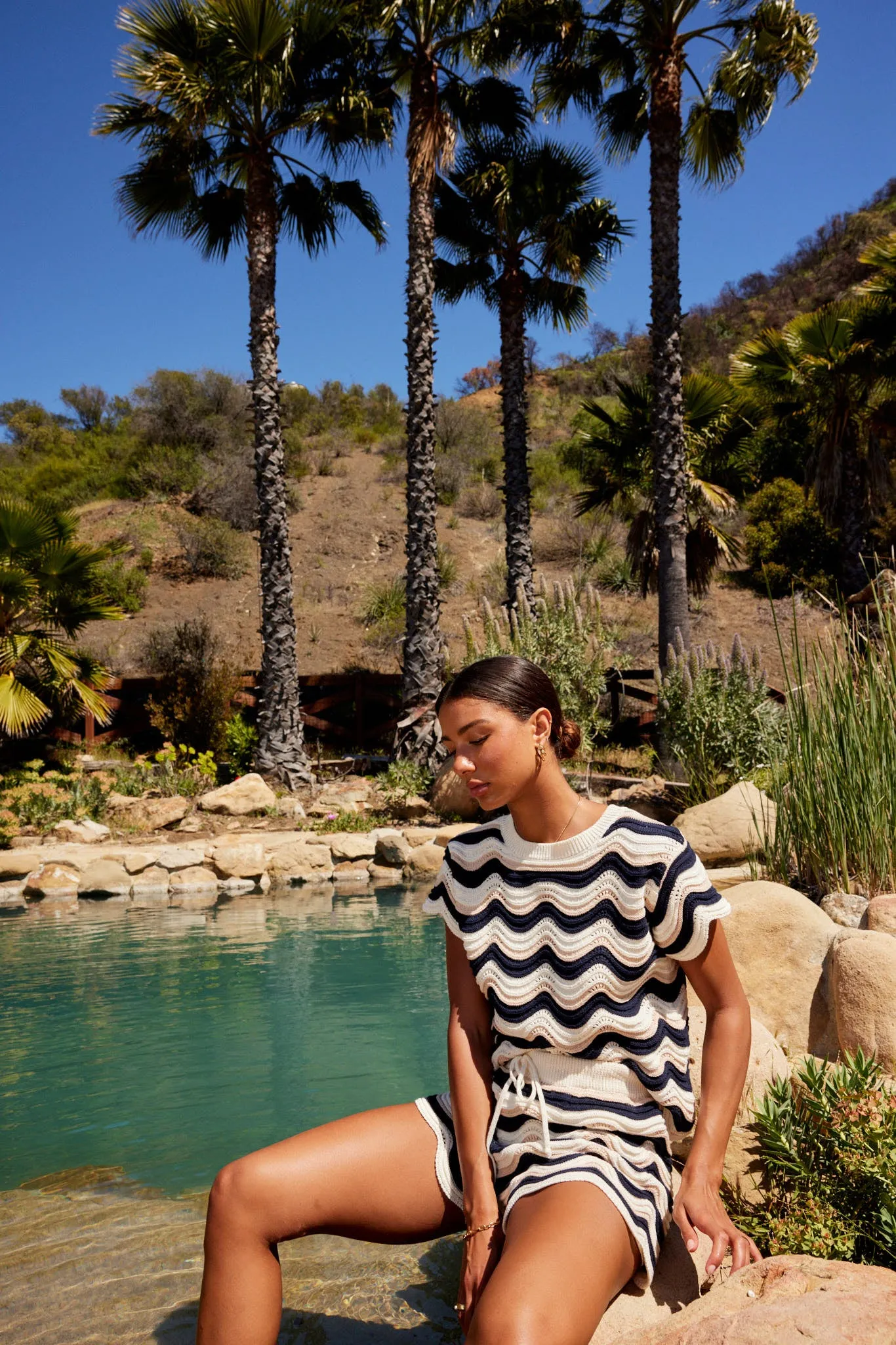 Malia Waved Shorts - FINAL SALE sold by bohme product image thumbnail 3