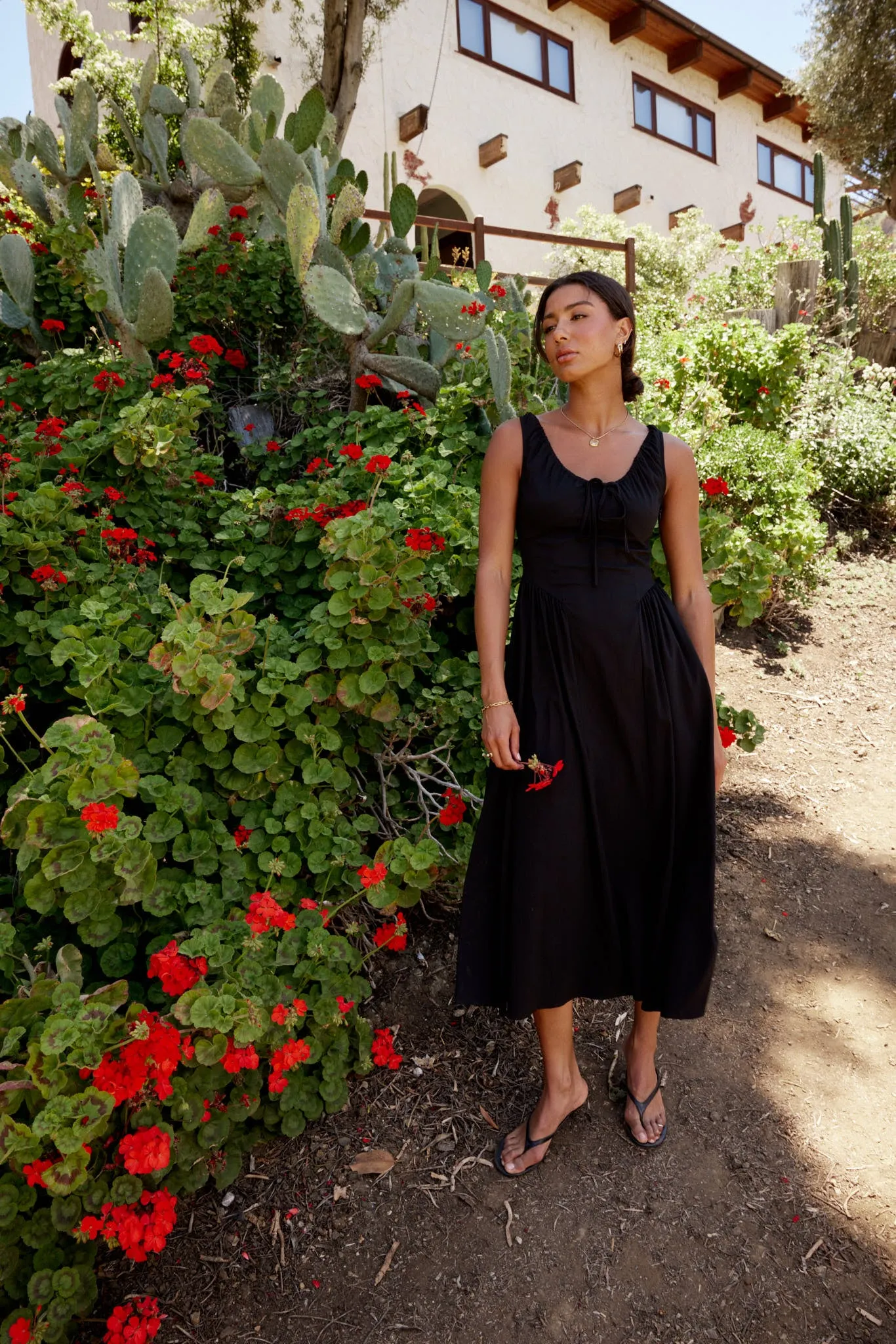 Barrett Midi Dress in Black - FINAL SALE sold by bohme product image thumbnail 4