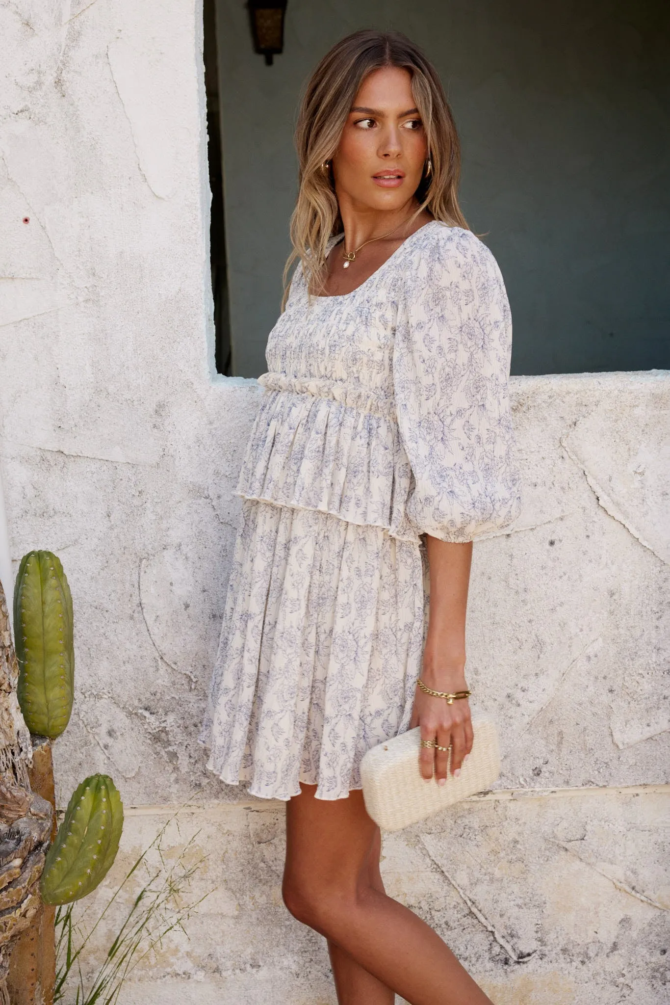 Hana Floral Mini Dress sold by bohme product image thumbnail 4