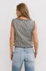 Calvin Gingham Tank in Black sold by bohme