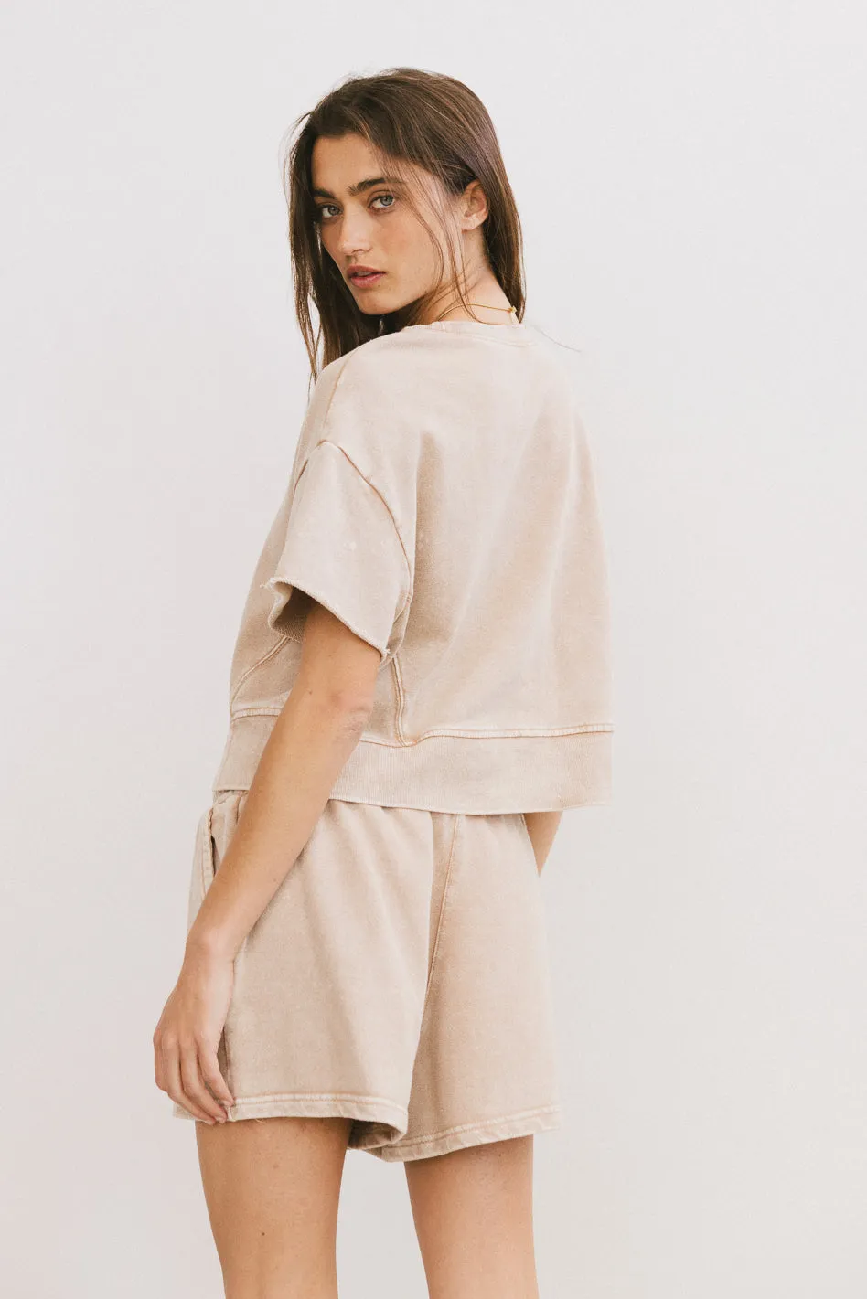 Willa Knit Top in Taupe - FINAL SALE sold by bohme product image thumbnail 3