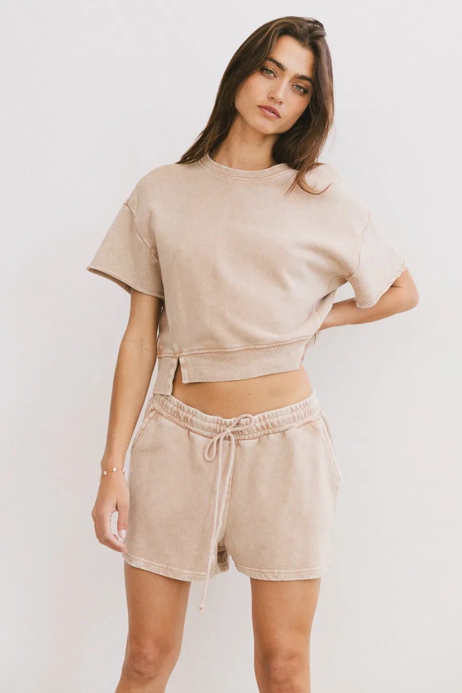 Willa Knit Top in Taupe - FINAL SALE sold by bohme