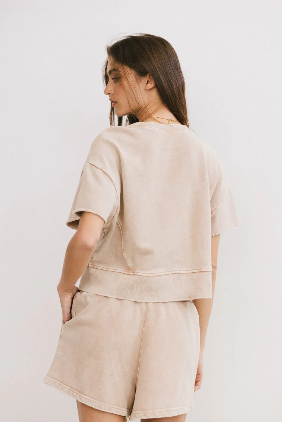 Willa Knit Top in Taupe - FINAL SALE sold by bohme product image thumbnail 5