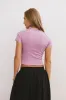 Tillie Reverse Seam Top in Orchid sold by bohme