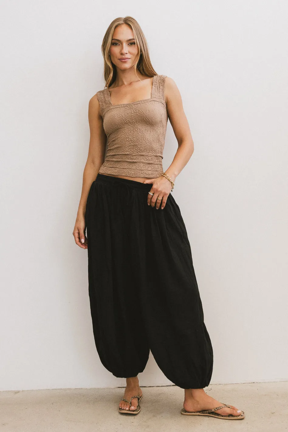 Jalen Loose Joggers in Black - FINAL SALE sold by bohme product image thumbnail 2