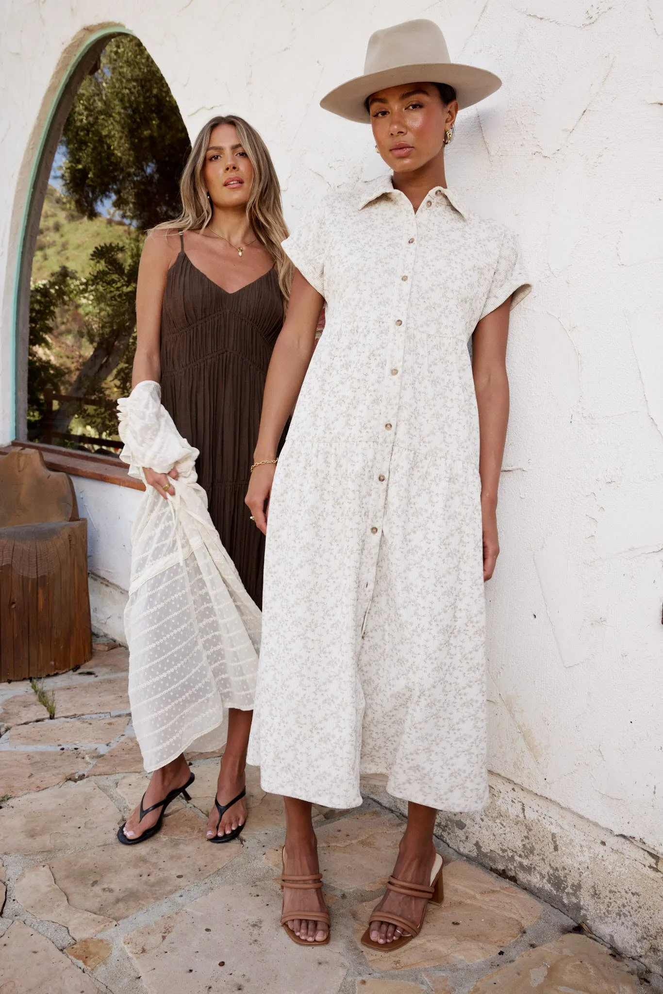 Lane Collared Maxi Dress - FINAL SALE sold by bohme product image thumbnail 3