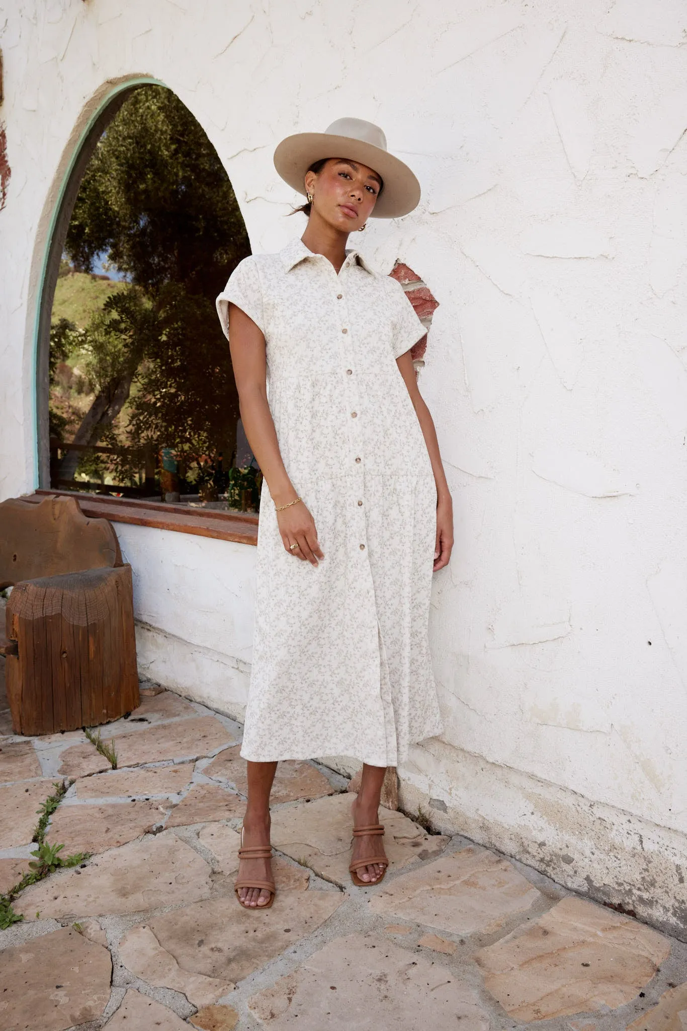 Lane Collared Maxi Dress - FINAL SALE sold by bohme product image thumbnail 5