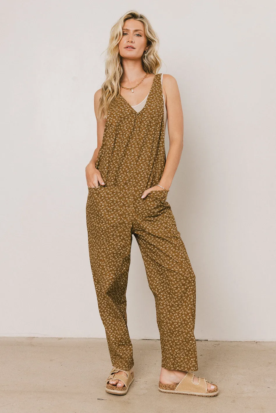 Lillian Floral Overalls - FINAL SALE sold by bohme product image thumbnail 2