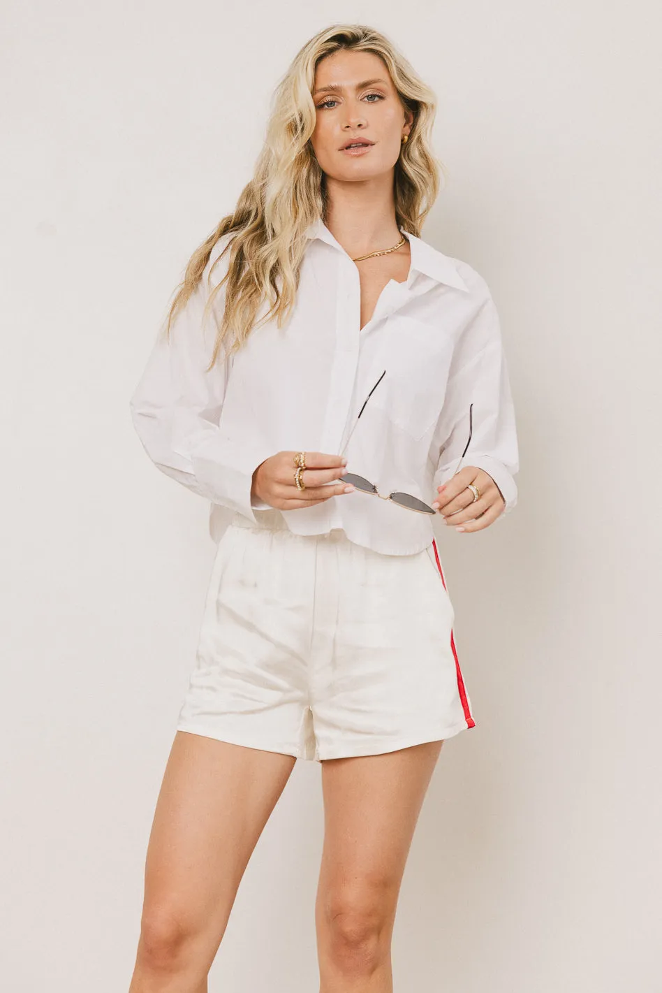 Milan Shorts in Cream - FINAL SALE sold by bohme product image thumbnail 4