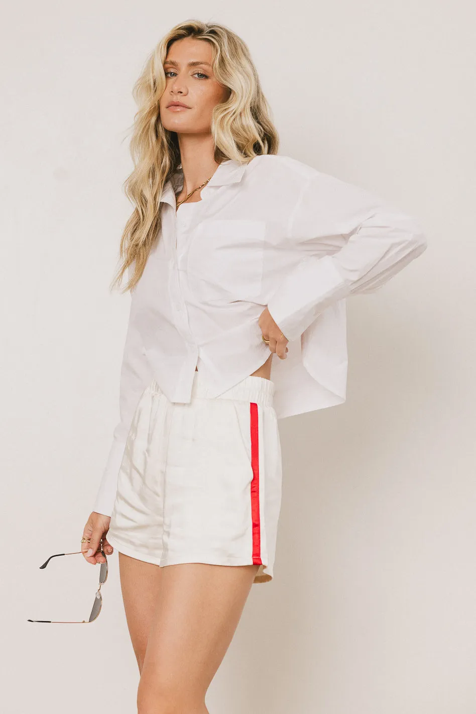 Milan Shorts in Cream - FINAL SALE sold by bohme