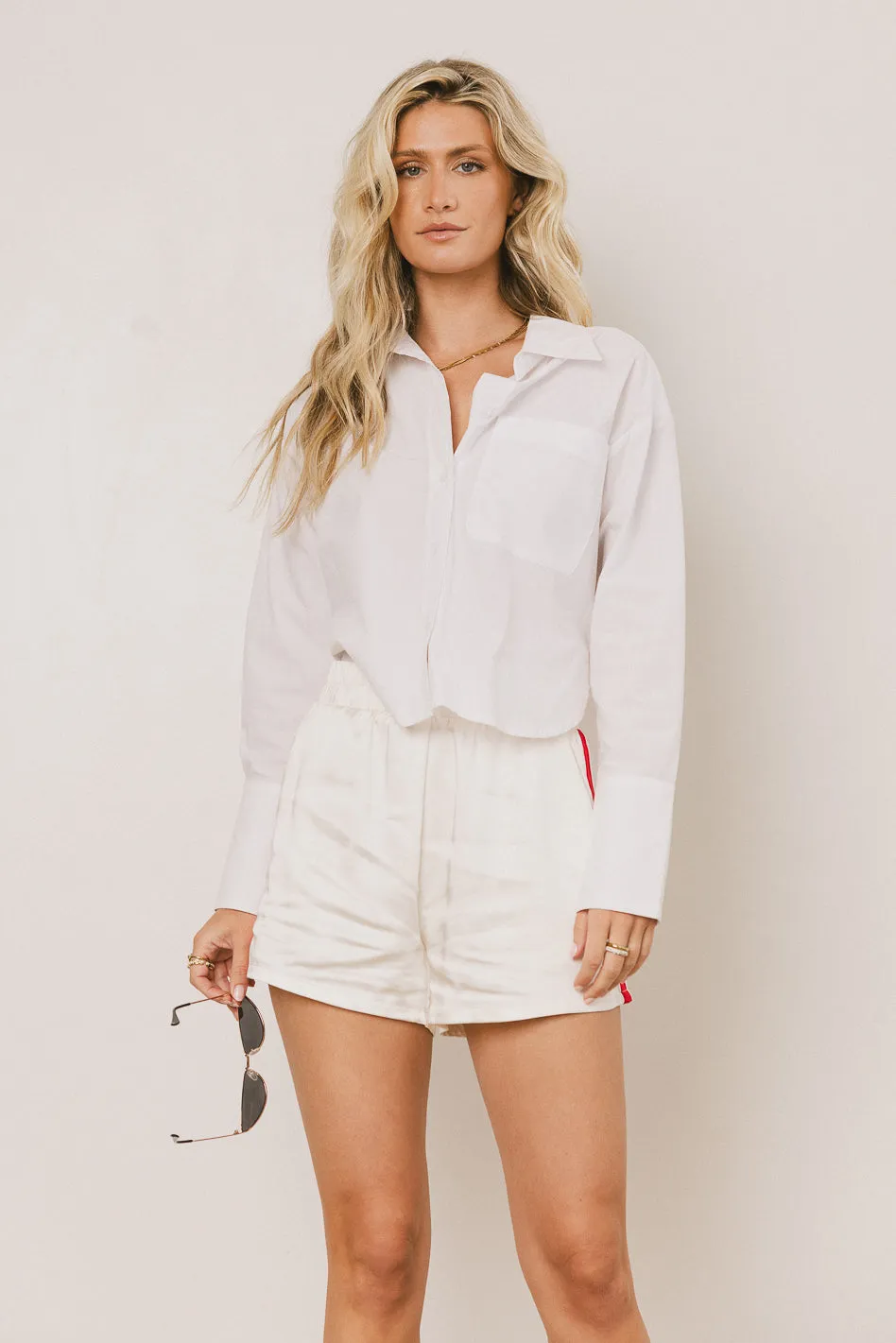 Milan Shorts in Cream - FINAL SALE sold by bohme product image thumbnail 2