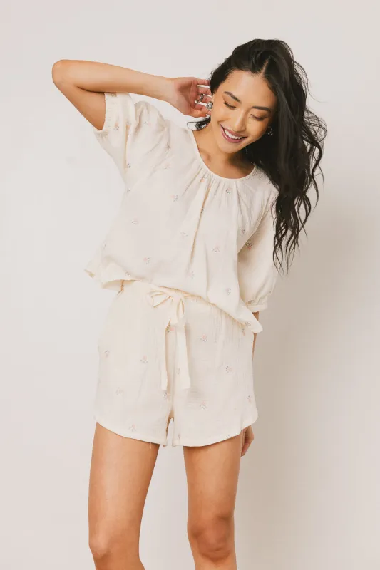 Elia Floral Top sold by bohme