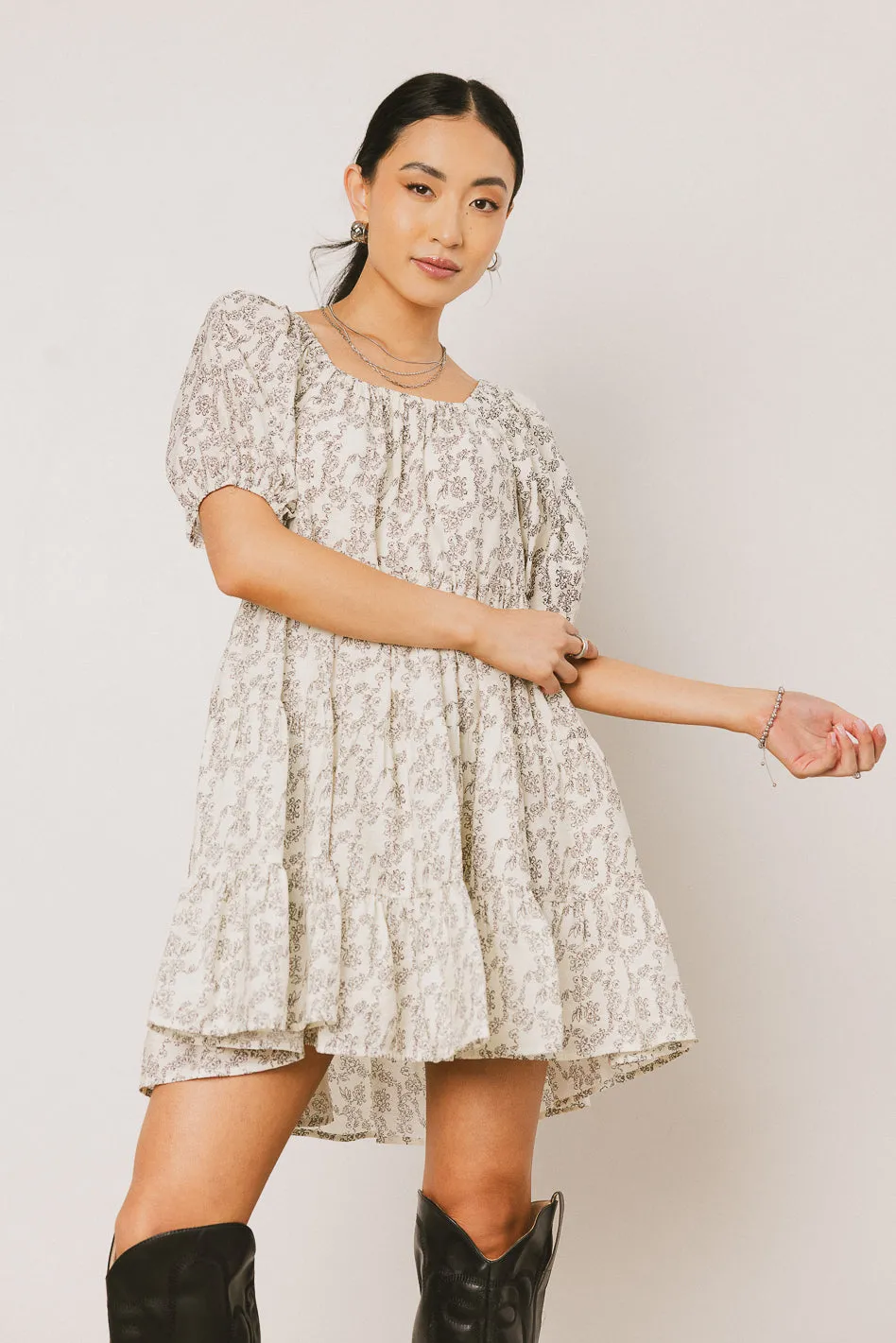 Dakota Floral Mini Dress sold by bohme product image thumbnail 4