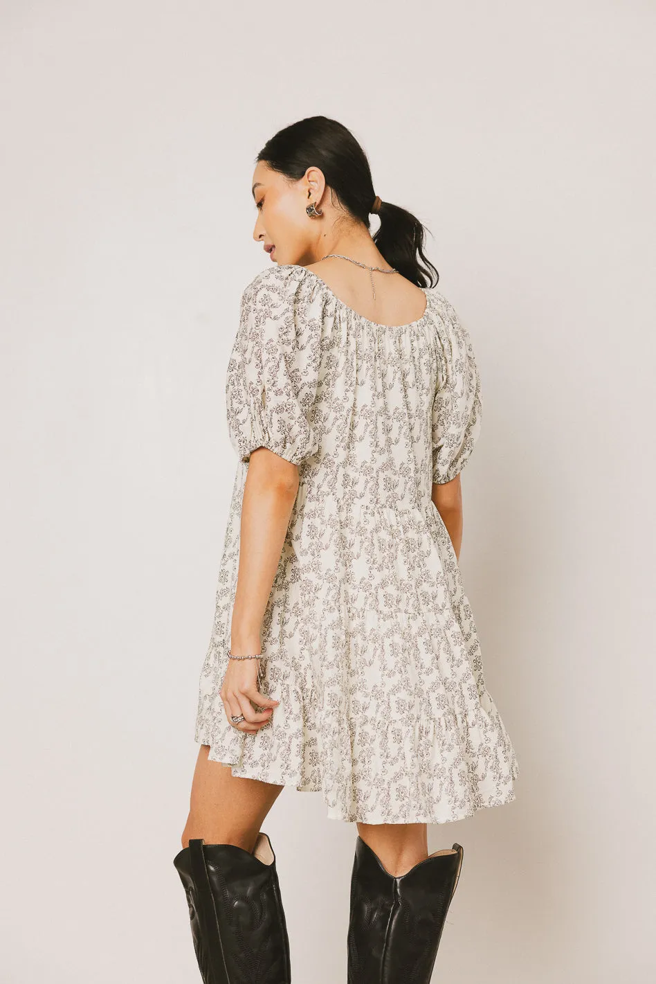 Dakota Floral Mini Dress sold by bohme product image thumbnail 3