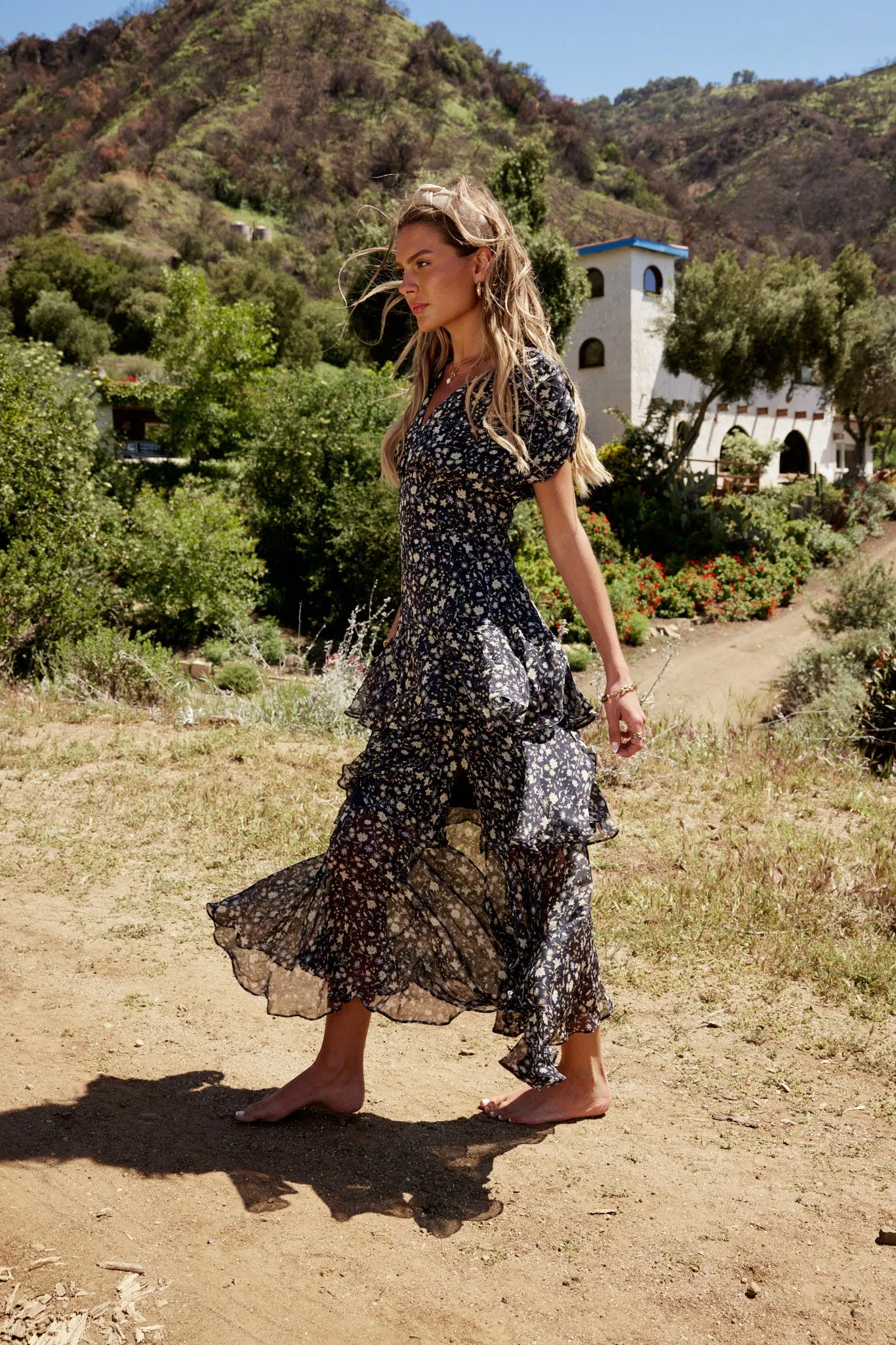 Everest Floral Maxi Dress - FINAL SALE sold by bohme product image thumbnail 4