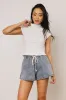 Raven Shorts in Medium Wash sold by bohme