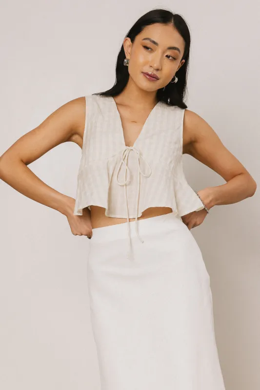 Aura Plaid Blouse - FINAL SALE sold by bohme