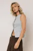 Aleena Denim Vest sold by bohme