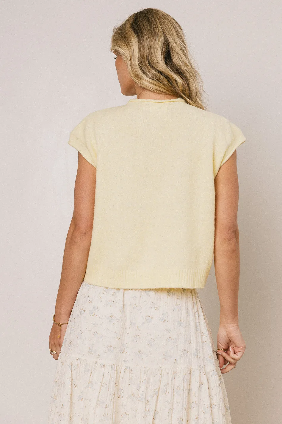 Clark Cardigan in Yellow sold by bohme product image thumbnail 3