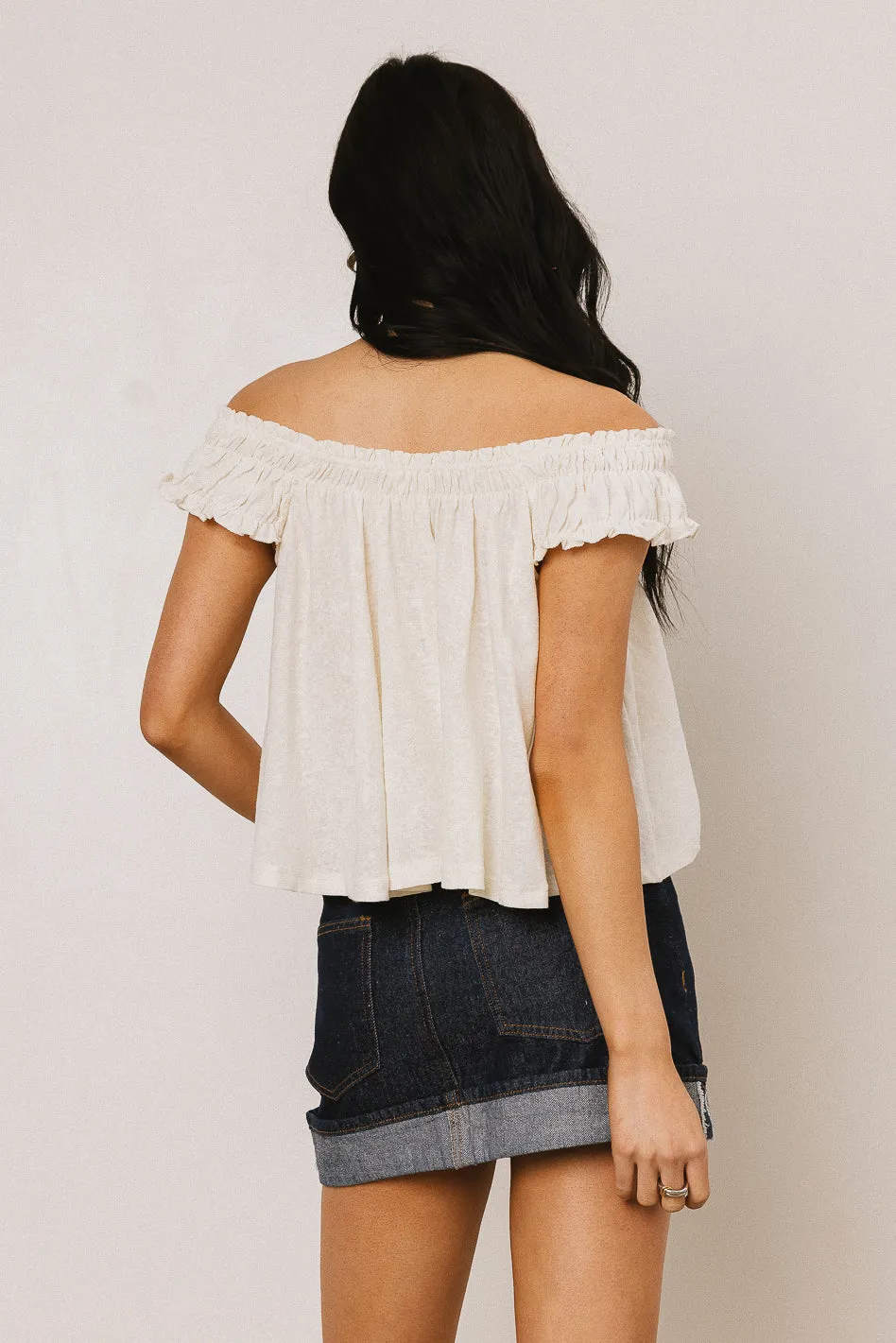 Chelsea Denim Mini Skirt - FINAL SALE sold by bohme product image thumbnail 3