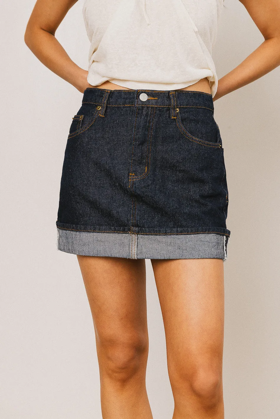 Chelsea Denim Mini Skirt - FINAL SALE sold by bohme