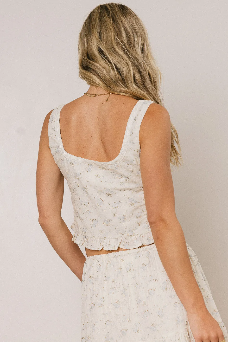 Eileen Floral Tank Top - FINAL SALE sold by bohme product image thumbnail 3