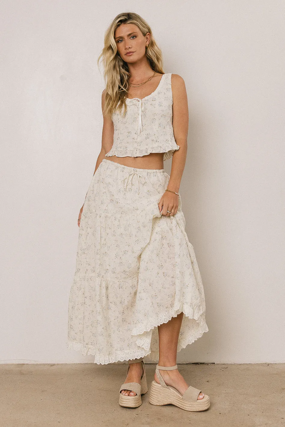 Eileen Floral Tank Top - FINAL SALE sold by bohme product image thumbnail 2