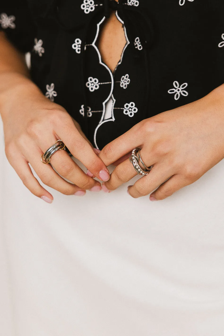 Suzie Stacked Ring sold by bohme product image thumbnail 3