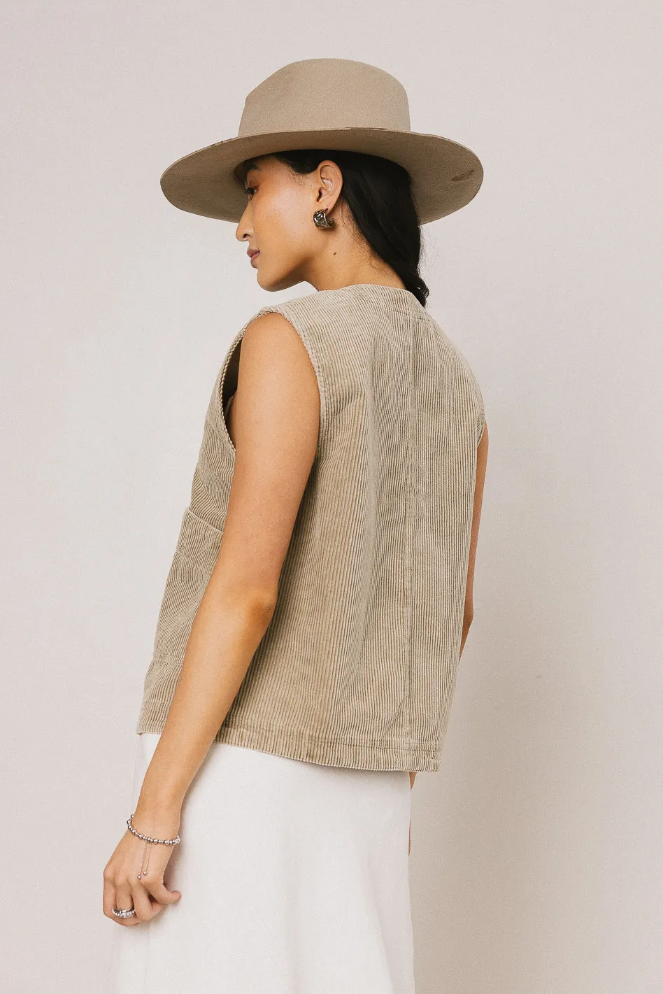 Devon Corduroy Vest - FINAL SALE sold by bohme product image thumbnail 5