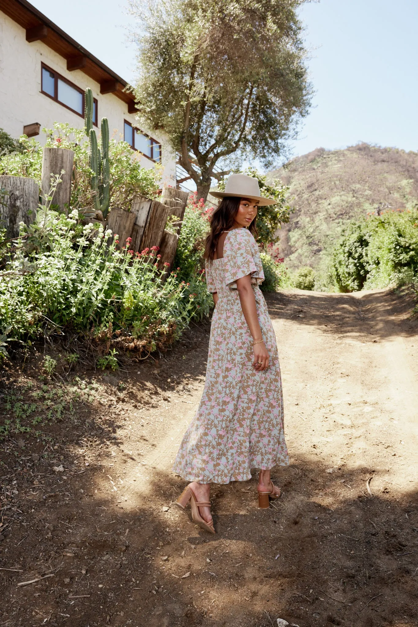 Yuna Floral Maxi Dress - FINAL SALE sold by bohme product image thumbnail 3
