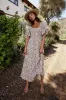 Yuna Floral Maxi Dress sold by bohme
