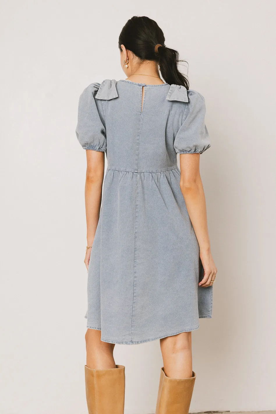 Archer Denim Mini Dress - FINAL SALE sold by bohme product image thumbnail 5