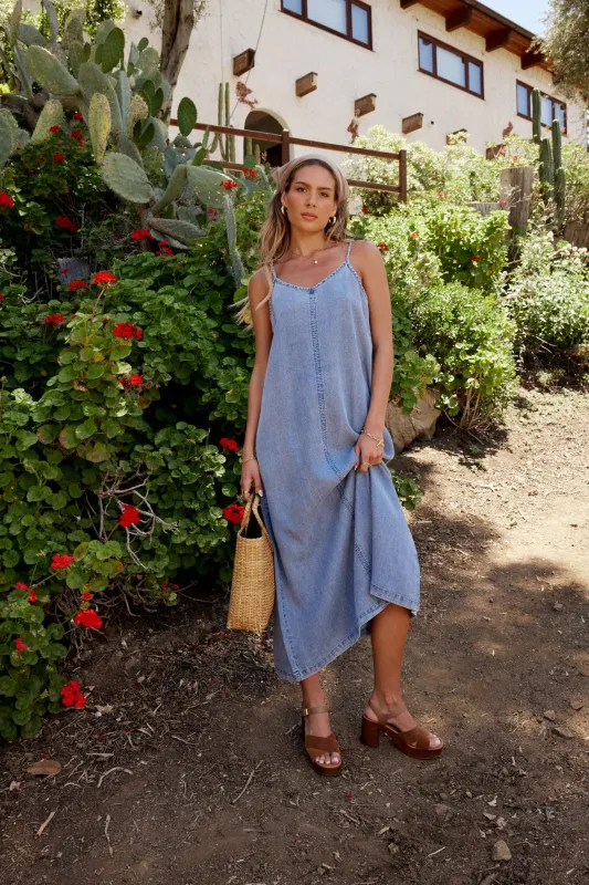 Bryce Denim Midi Dress - FINAL SALE sold by bohme