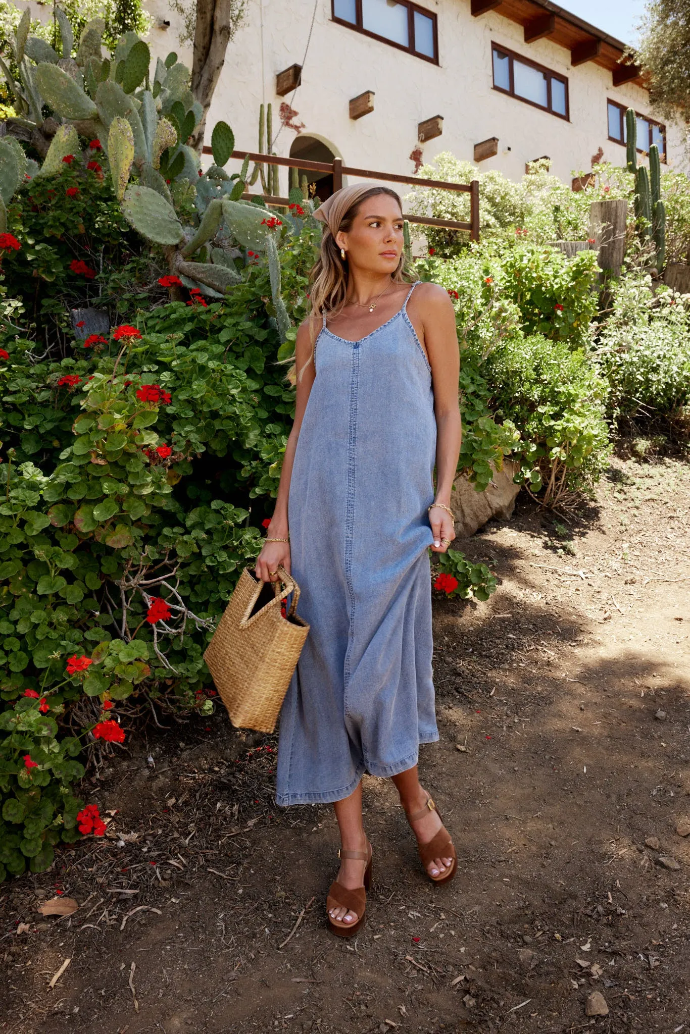 Bryce Denim Midi Dress - FINAL SALE sold by bohme product image thumbnail 3